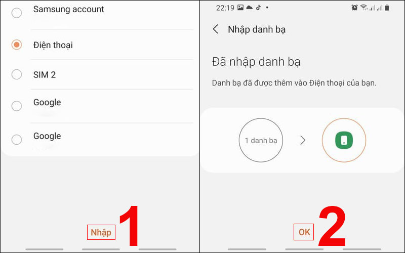 Chọn OK để thoát